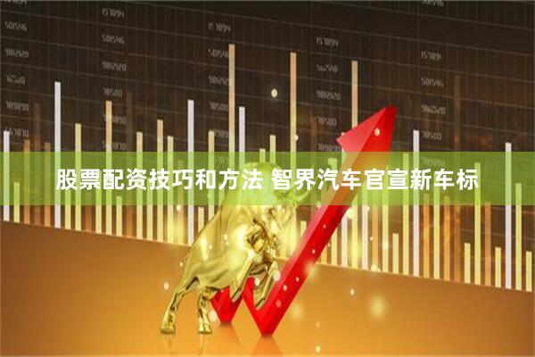 股票配资技巧和方法 智界汽车官宣新车标