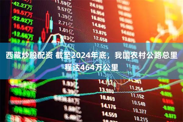 西藏炒股配资 截至2024年底，我国农村公路总里程达464万公里