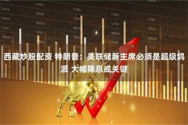 西藏炒股配资 特朗普:美联储新主席必须是超级鸽派 大幅降息成关键